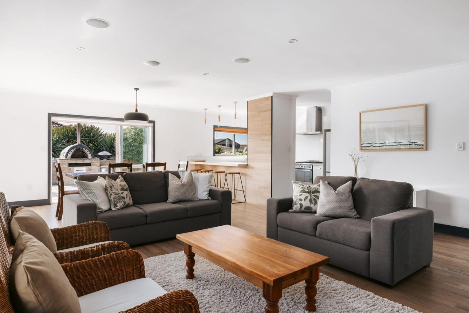 فيلا Seaside Beach Retreat - Outdoor Living ماوْنت مونغانيو المظهر الخارجي الصورة